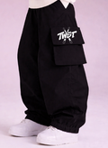 Black TWST Baggy Snowpants
