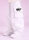 White TWST Baggy snowpants