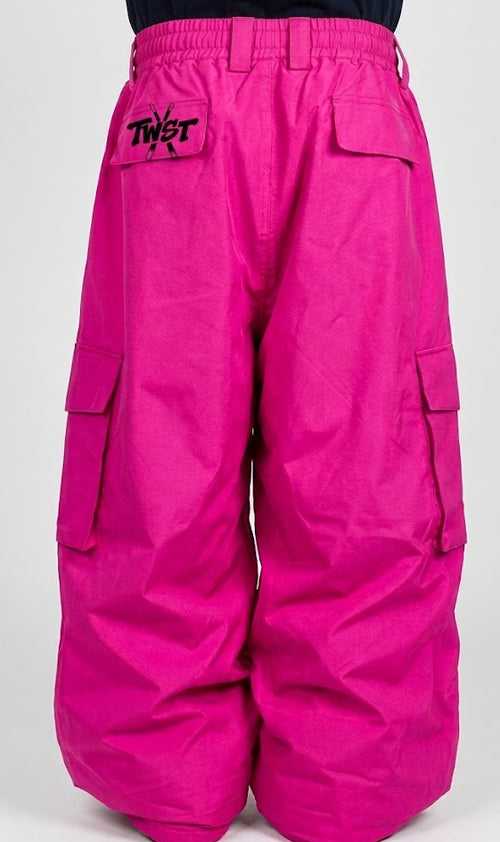 Pink TWST Baggy Snowpants